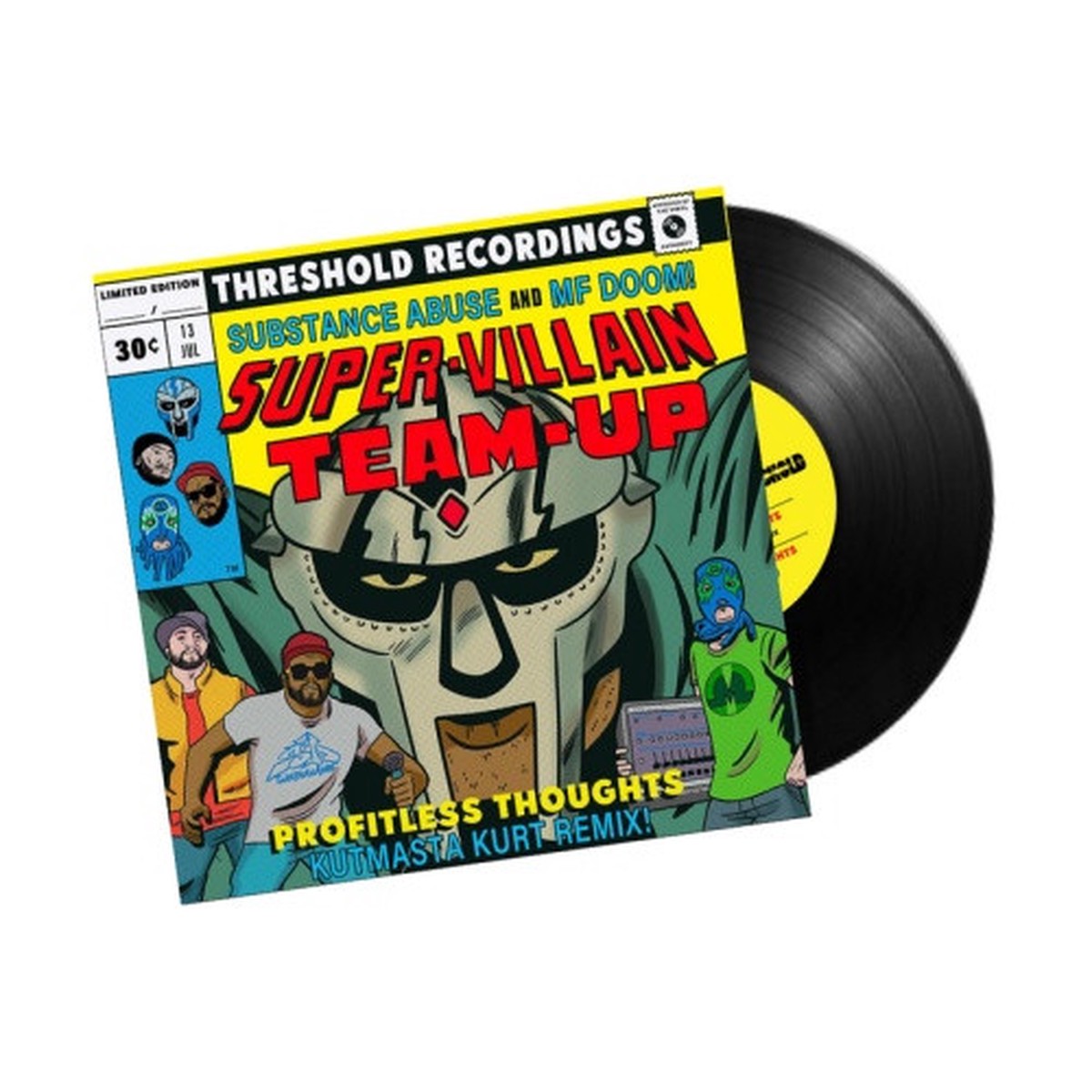 Substance Abuse & MF Doom – Super Villain Team-Up – 7″ Vinyl