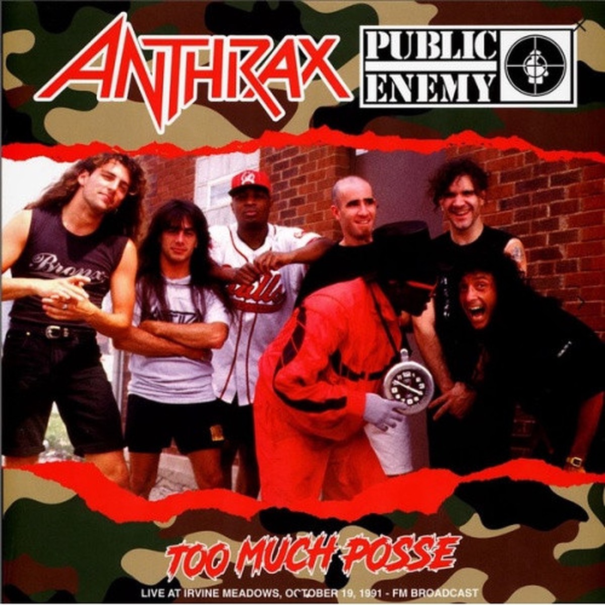 Anthrax & Public Enemy – Too Much Posse: Live At Irvine Meadows 1991 – LP Colored Vinyl