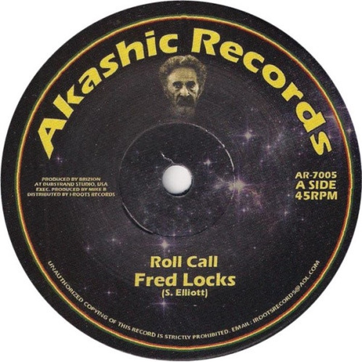 Fred Locks / Brizion – Roll Call – 7″ Vinyl