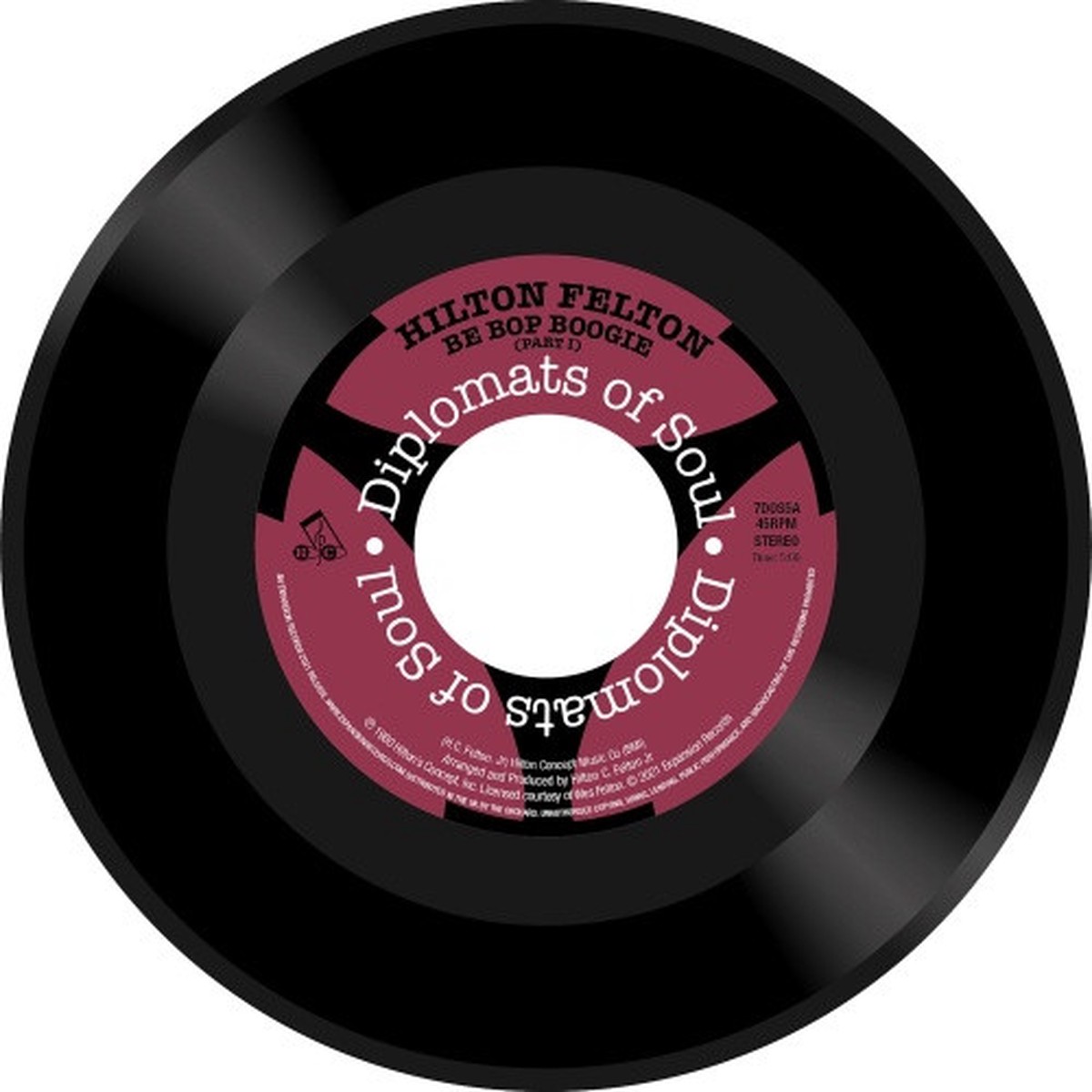 Hilton Felton – Be Bop Boogie – 7″ Vinyl