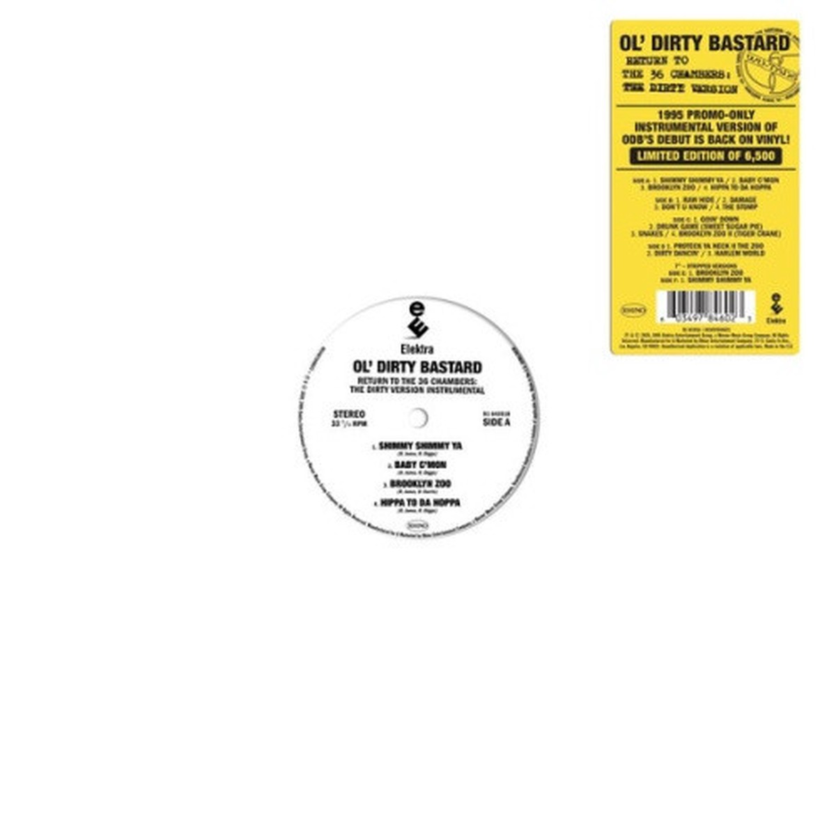 Ol’ Dirty Bastard – Return To The 36 Chambers: Dirty Version Instrumentals RSD – 2x LP Vinyl+7″