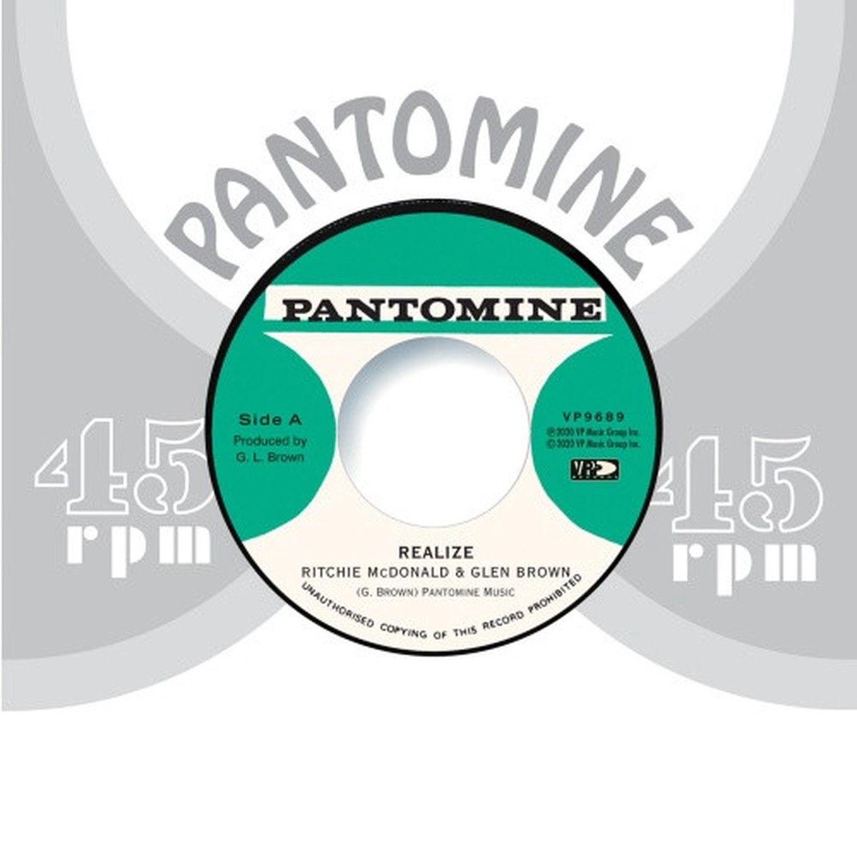 Richard McDonald & Glen Brown / Tommy McCook – Realize / Determination Skank – 7″ Vinyl
