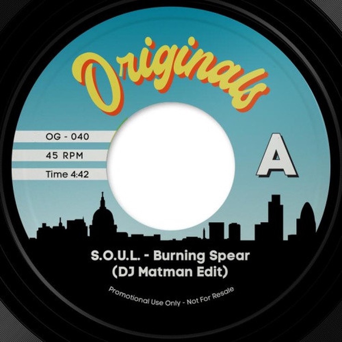 S.O.U.L. / Pete Rock & C.L. Smooth – Burning Spear (DJ Matman Edit) / Go With The Flow – 7″ Vinyl