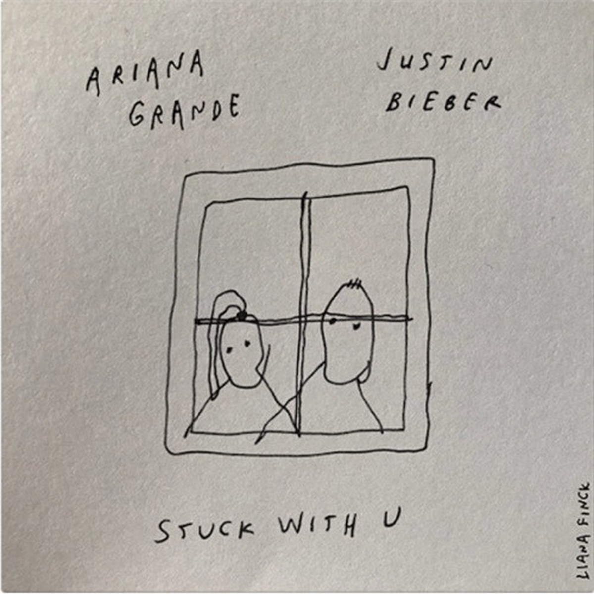 Ariana Grande & Justin Bieber – Stuck With U (Window) – 7″ Vinyl