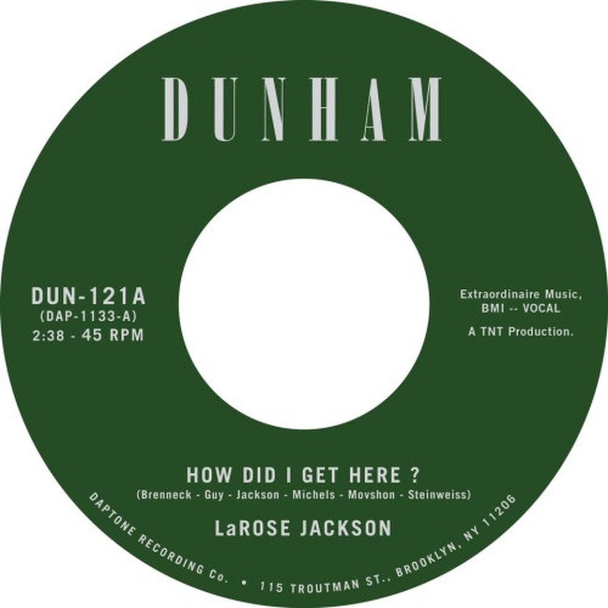 LaRose Jackson – How Did I Get Here? – 7″ Vinyl