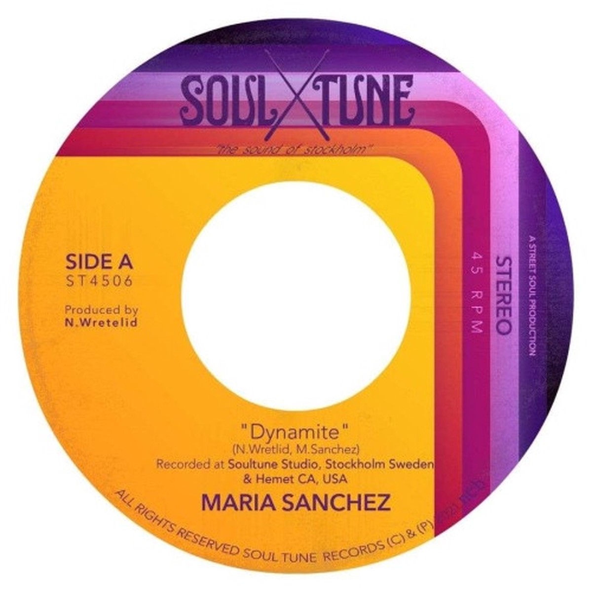Maria Sanchez – Dynamite – 7″ Vinyl