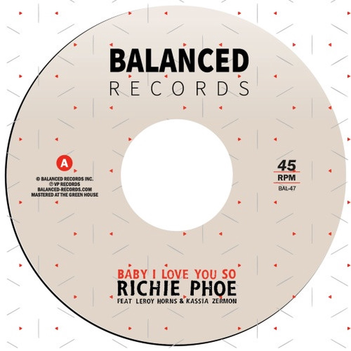 Richie Phoe – Baby I Love You So – 7″ Vinyl