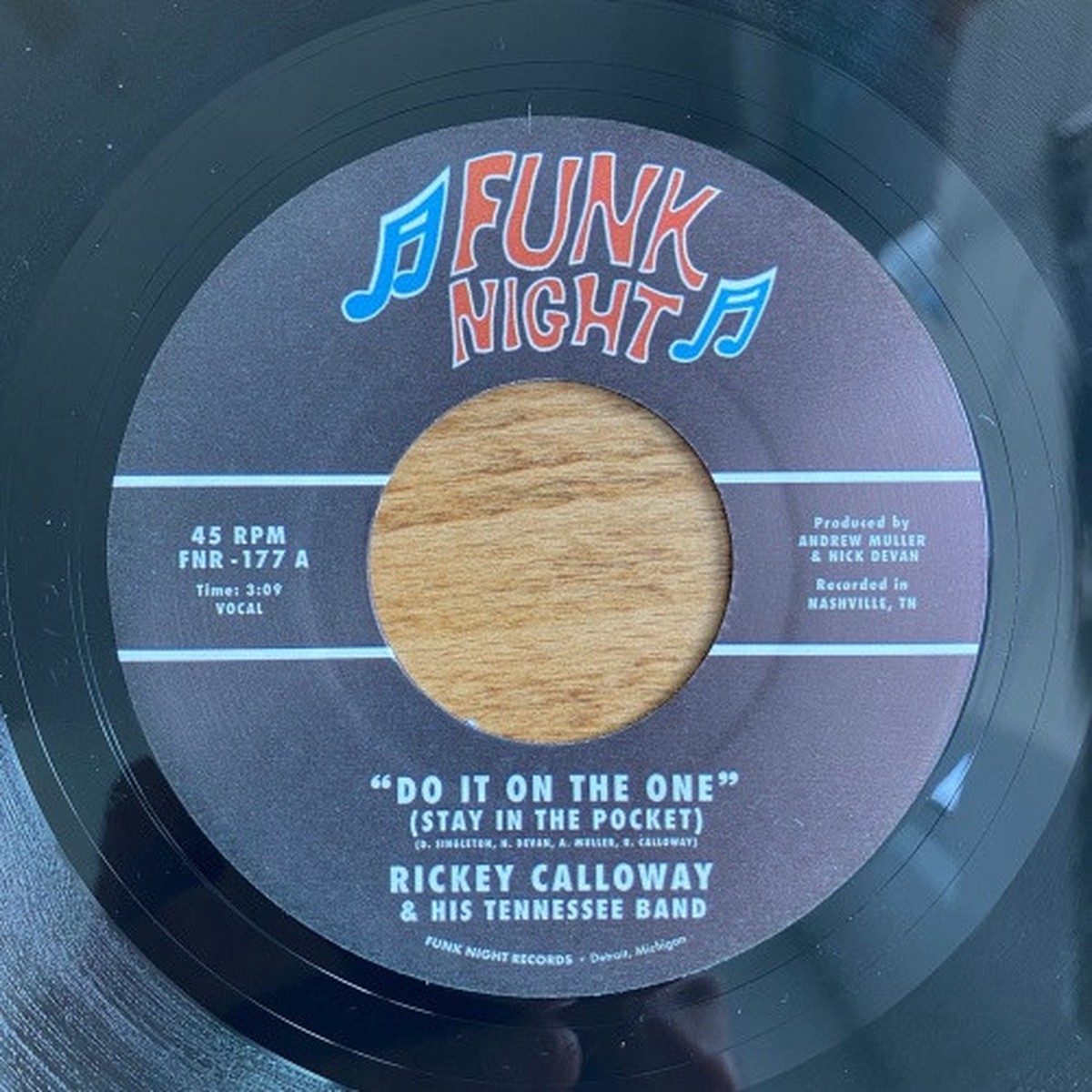 Rickey Calloway & His Tennessee Band – Do It On The One (Stay In The Pocket) – 7″ Vinyl