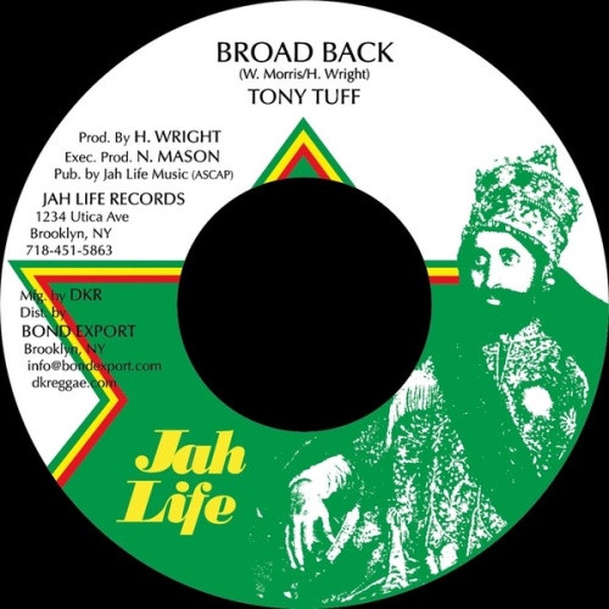Tony Tuff – Broad Back – 7″ Vinyl
