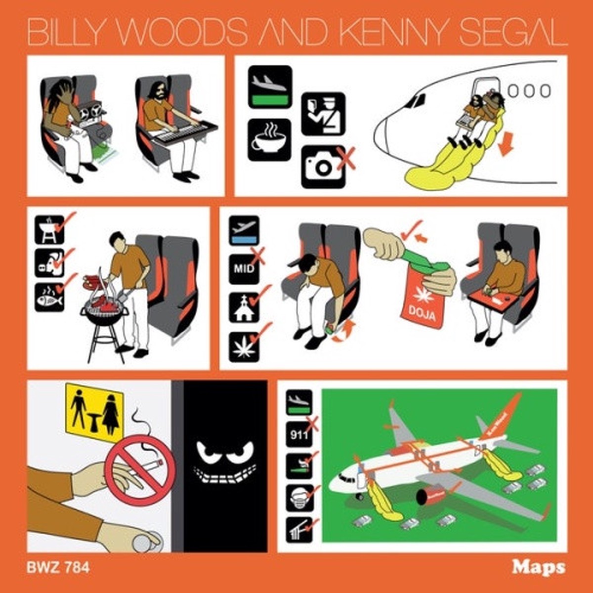 Billy Woods & Kenny Segal – Maps – LP Vinyl