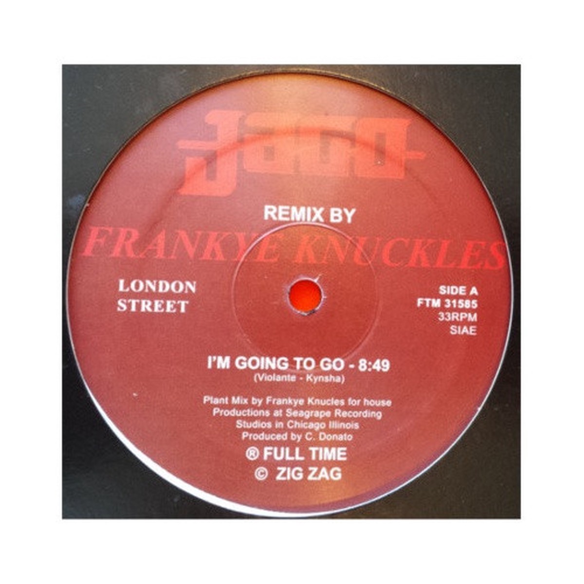 Jago – I’m Going To Go (Frankie Knuckles Remix) – 12″ Vinyl