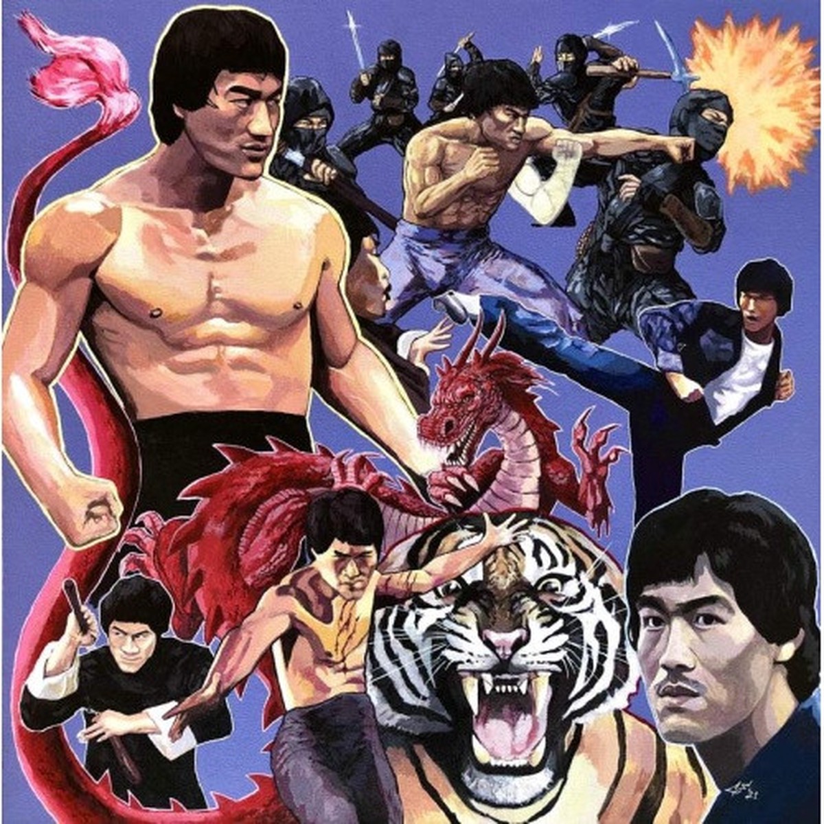 Lord Beatjitzu – Shanghai Express aka Bruce Li’s Greatest Punches – LP Vinyl