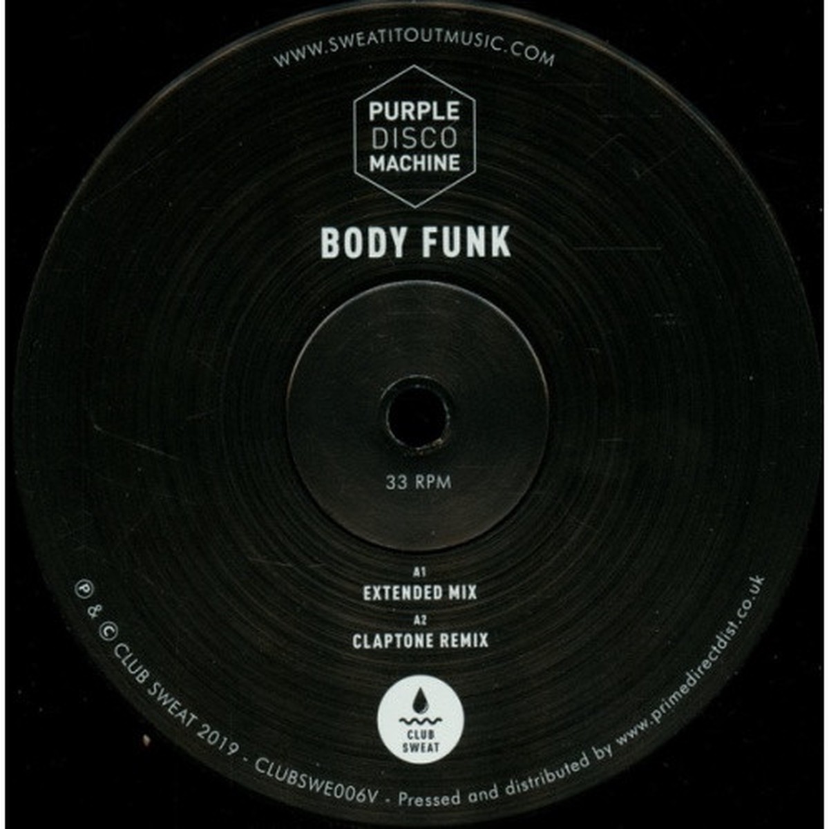 Purple Disco Machine – Body Funk Remixes – 12″ Vinyl