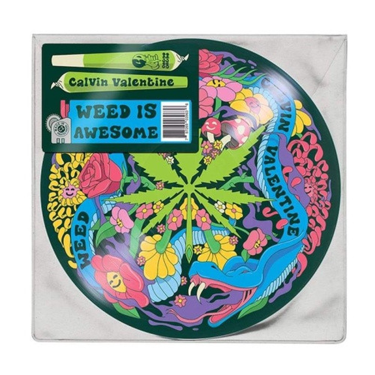 Calvin Valentine – Weed Is Awesome – LP Picture Disc Vinyl