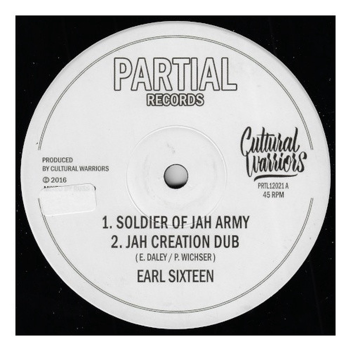 Earl Sixteen / Cultural Warriors – Soldier Of Jah Army – 12″ Vinyl
