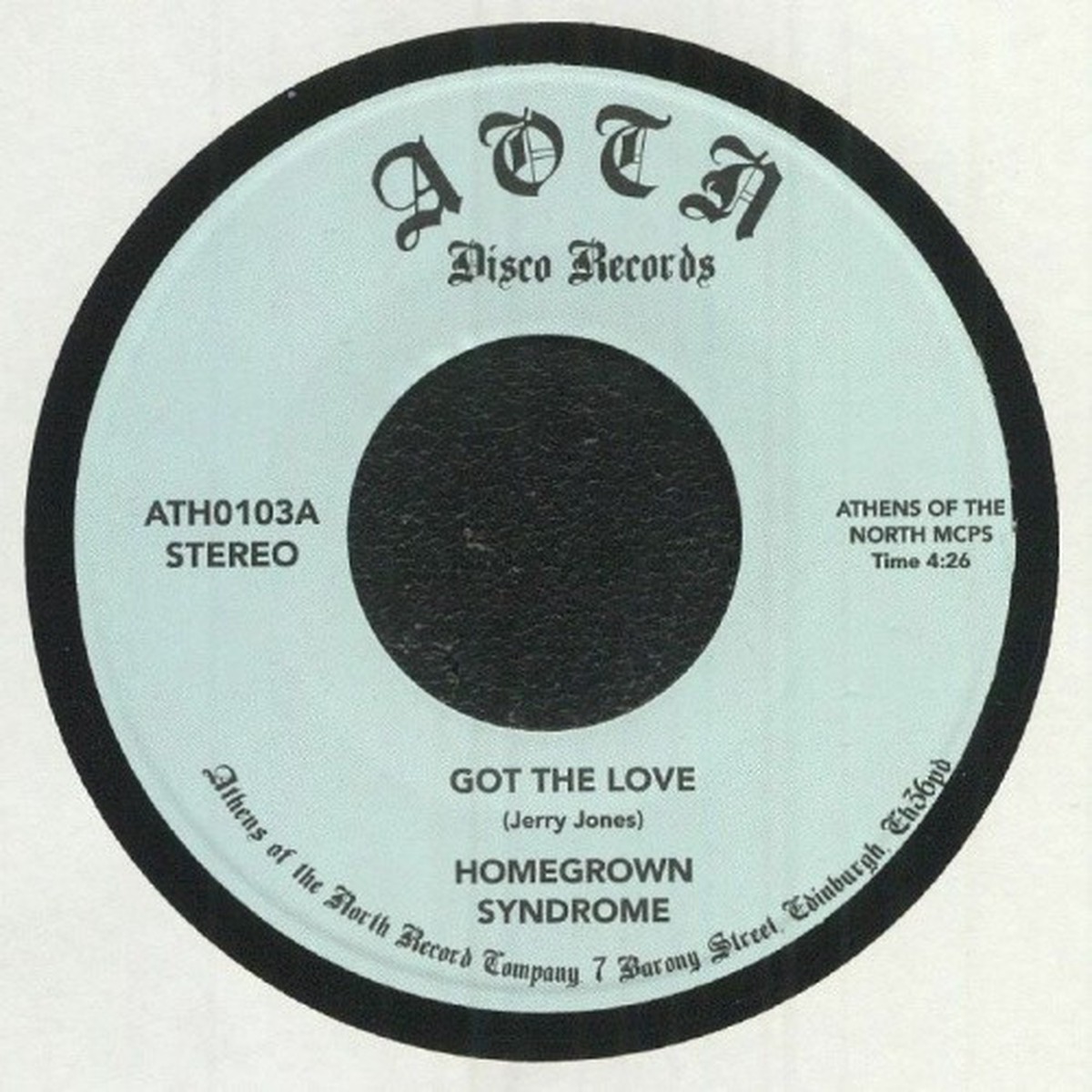 Homegrown Syndrome – Got The Love – 7″ Vinyl