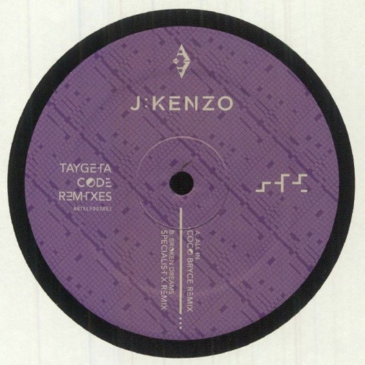J:Kenzo – Taygeta Code Remixes Pt. 1 – 12″ Vinyl