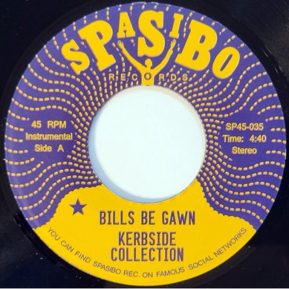 Kerbside Collection – Bills Be Gawn – 7″ Vinyl