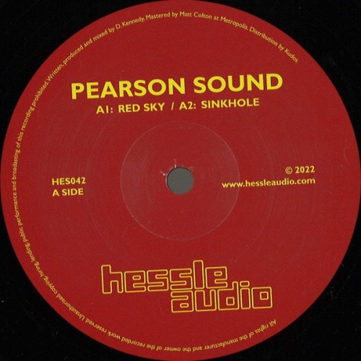 Pearson Sound – Red Sky – 12″ Vinyl