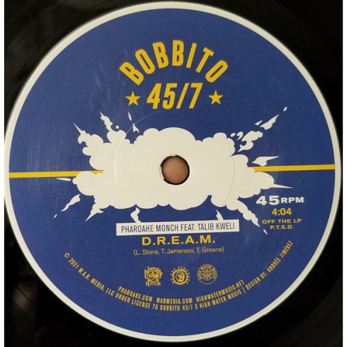 Pharoahe Monch / DeLouie Avant Jr. – D.R.E.A.M. / Baby I’m Scared Of You – 7″ Vinyl