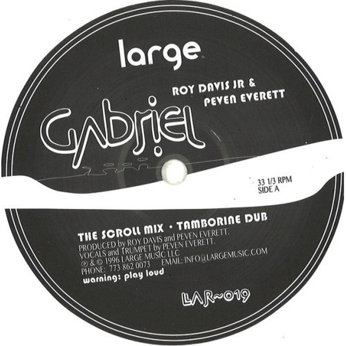 Roy Davis Jr & Peven Everett – Gabriel – 12″ Colored Vinyl