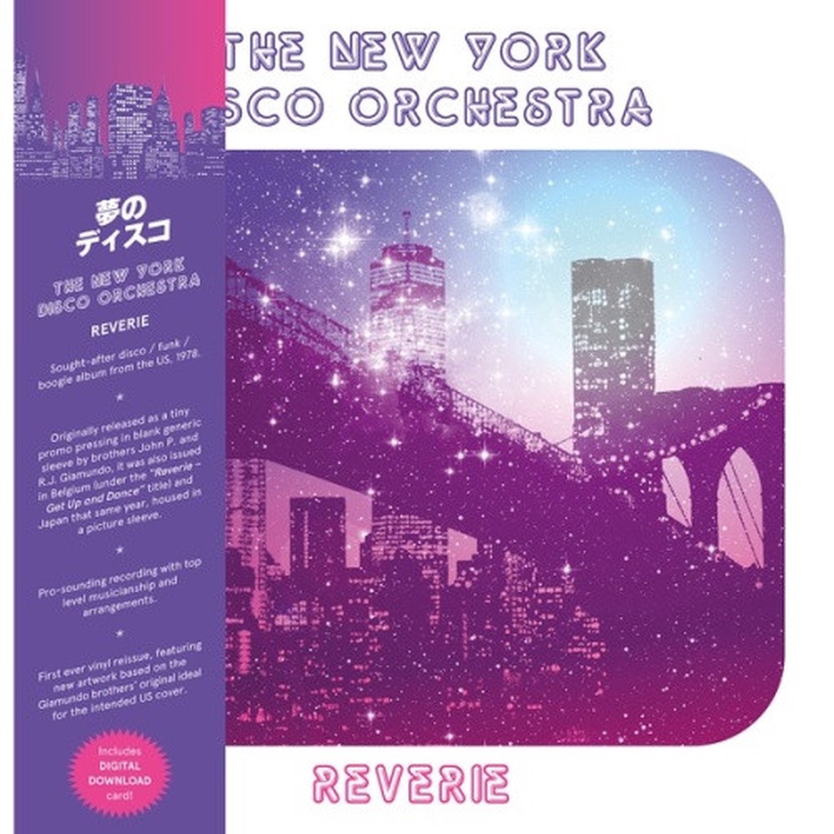 The New York Disco Orchestra – Reverie – LP Vinyl
