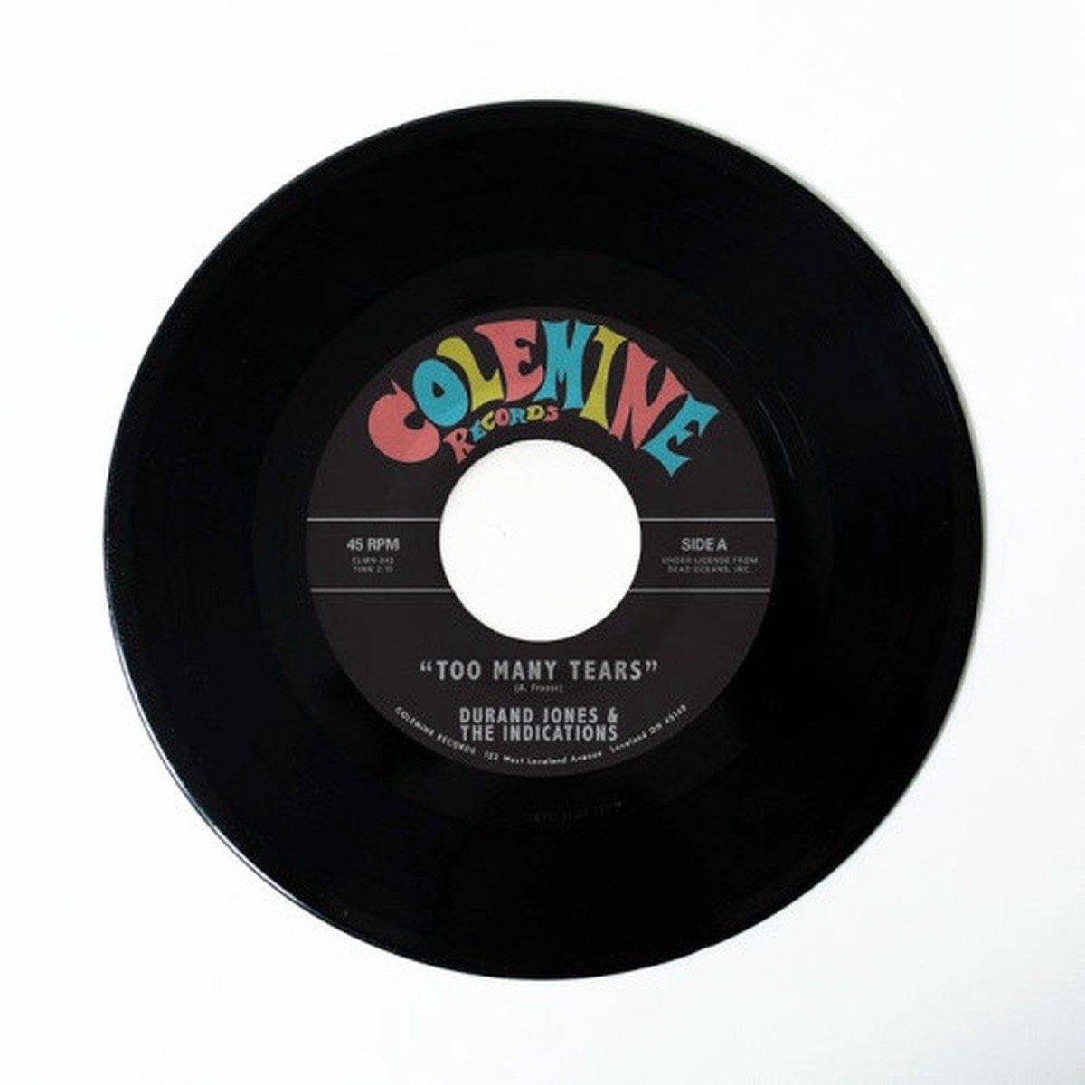 Durand Jones & The Indications – Too Many Tears / Cruisin’ To The Parque – 7″ Vinyl