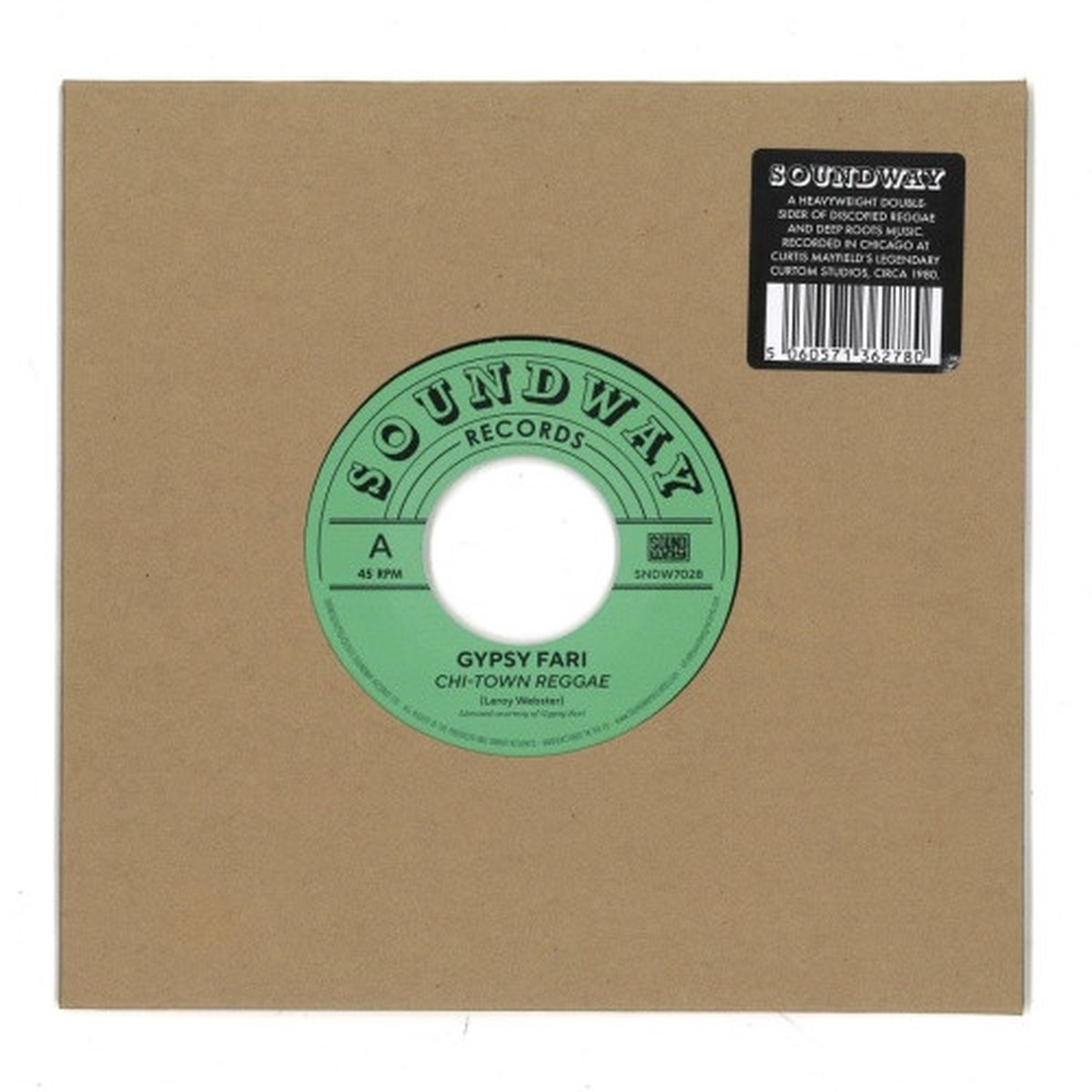 Gypsy Fari – Chi-Town Reggae / Hail Jah – 7″ Vinyl