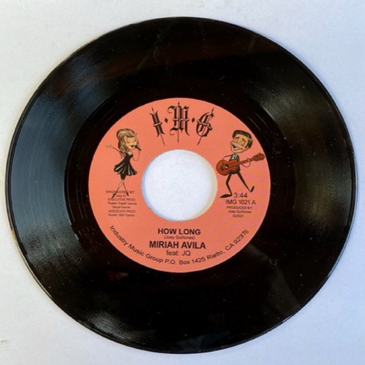 Miriah Avila & Joey Quinones – How Long / I Want You Around – 7″ Vinyl