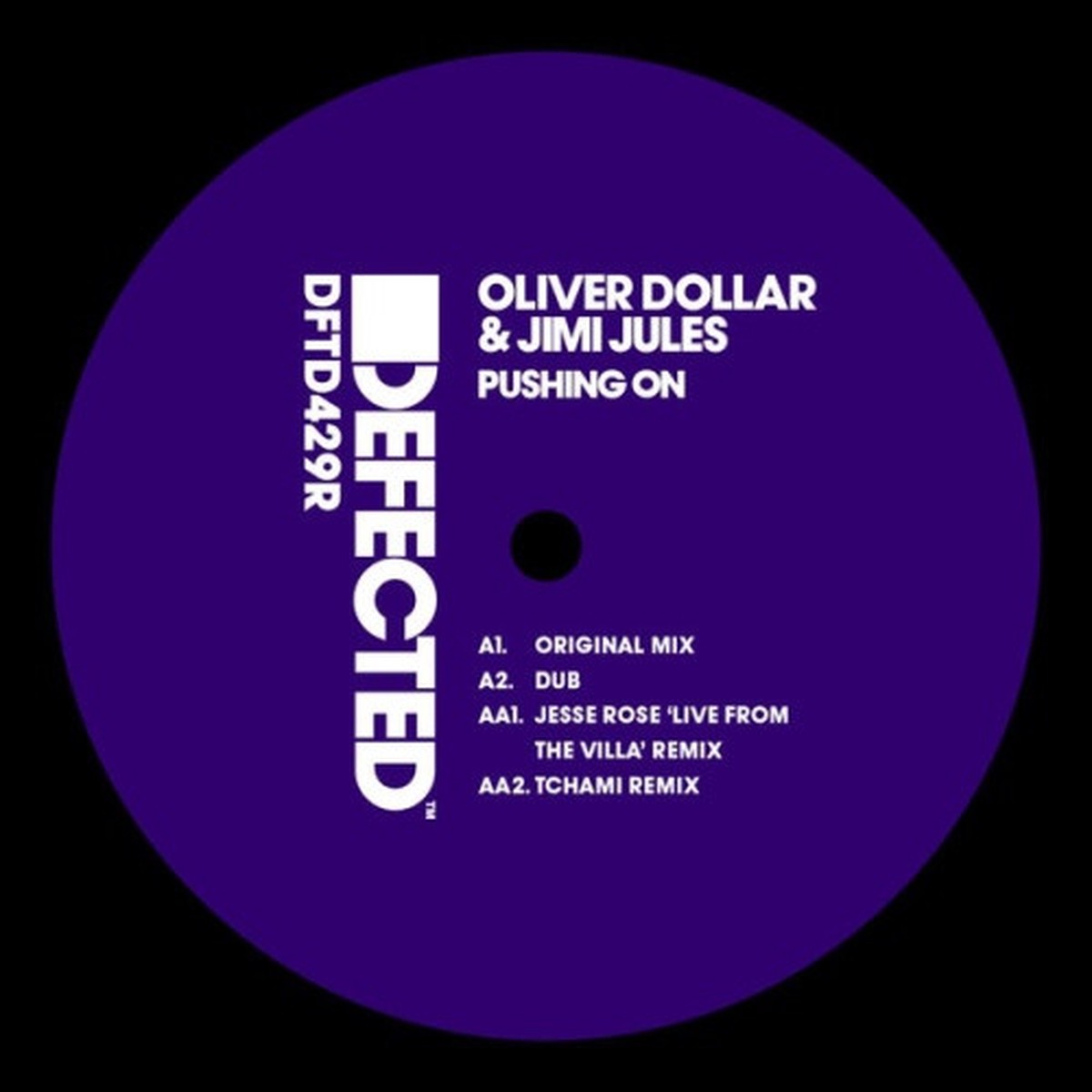 Oliver Dollar & Jimi Jules – Pushing On – 12″ Vinyl