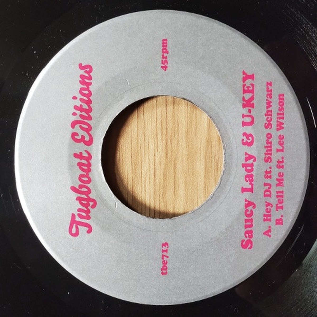 Saucy Lady & U-Key – Hey DJ / Tell Me – 7″ Vinyl