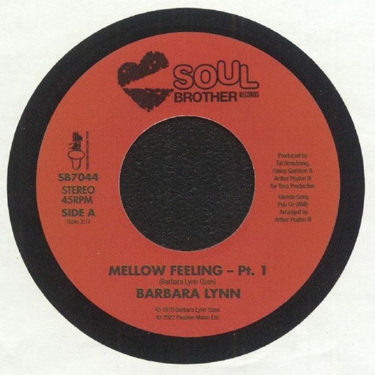 Barbara Lynn – Mellow Feeling – 7″ Vinyl
