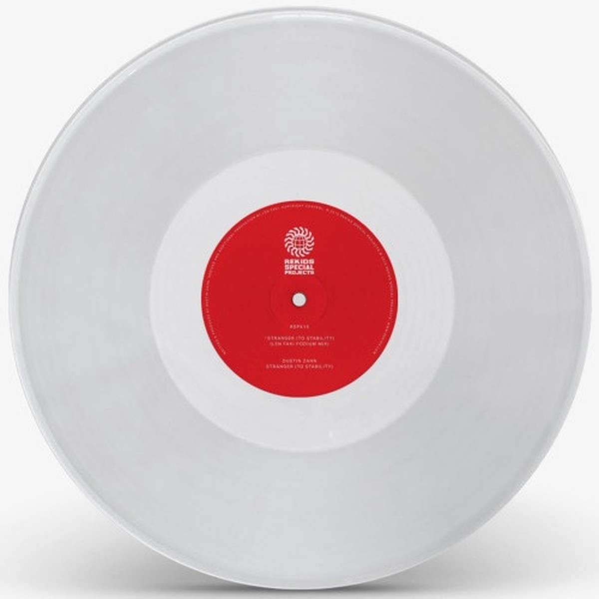 Dustin Zahn – Stranger (To Stability) (Len Faki Remixes) – 12″ Clear Vinyl