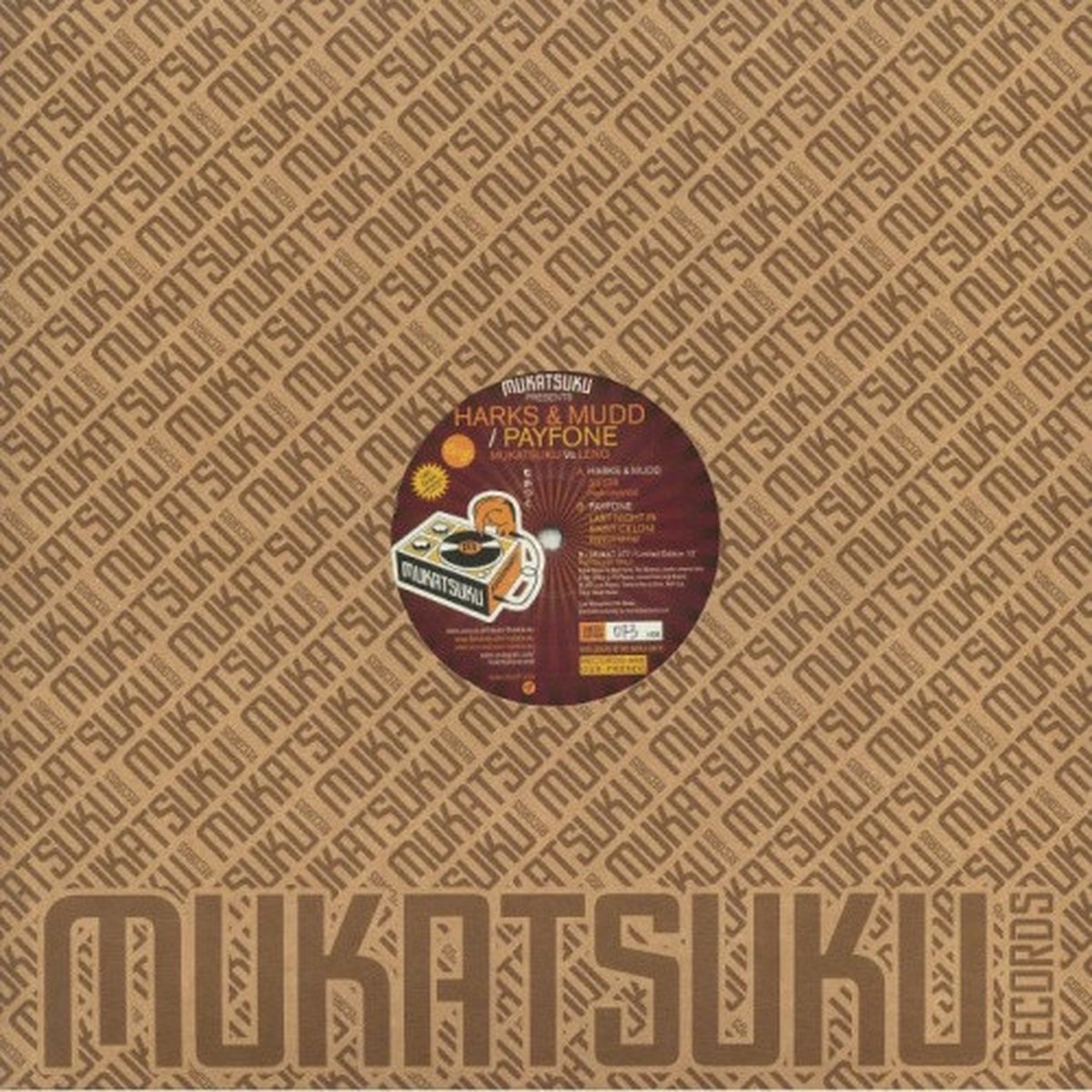 Harks & Mudd / Payfone – Mukatsuku Vs Leng: The Balearic Edition – 12″ Vinyl