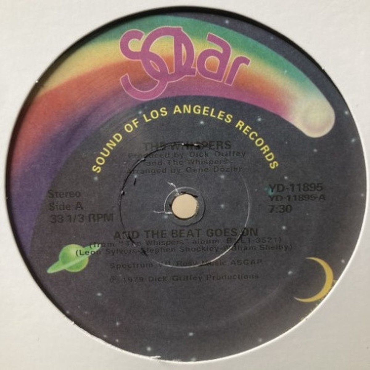 The Whispers / Shalamar – And The Beat Goes On / Take That To The Bank – 12″ Vinyl