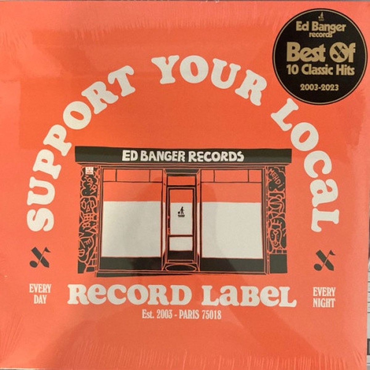Various Artists – Support Your Local Record Label (Best Of Ed Banger Records) – LP Vinyl