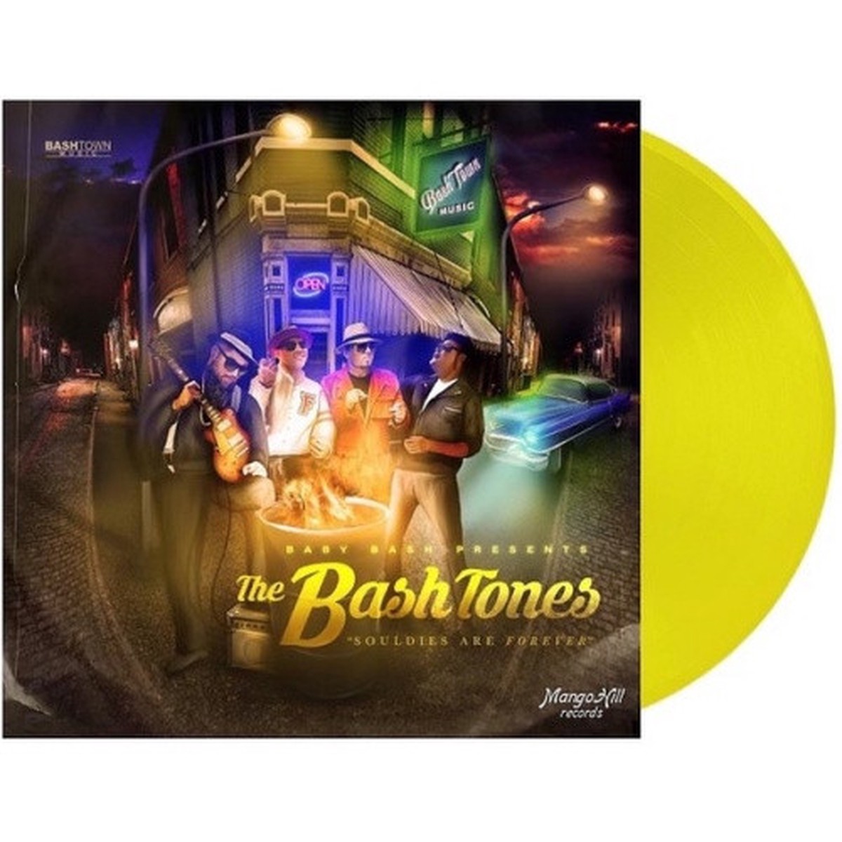 Baby Bash Presents The Bash Tones – Souldies Are Forever – LP Yellow Vinyl