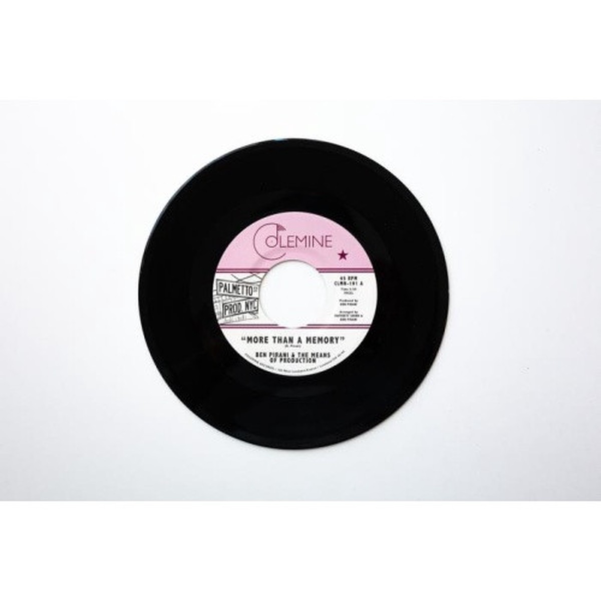 Ben Pirani & The Means Of Production – More Than A Memory – 7″ Vinyl