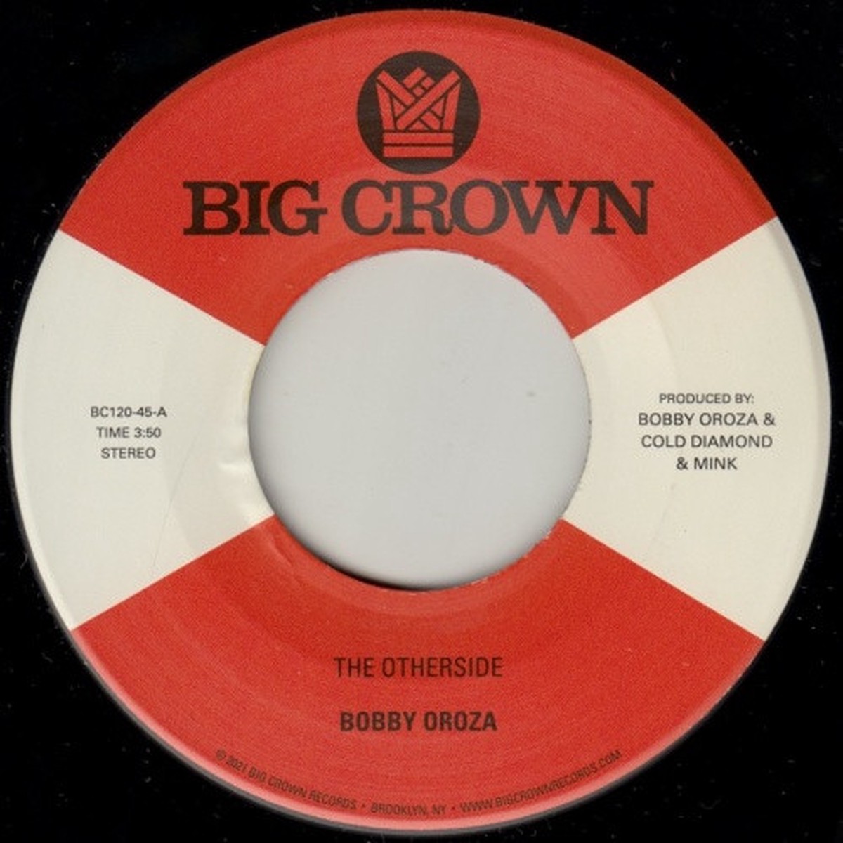 Bobby Oroza – The Otherside / Make Me Believe – 7″ Vinyl