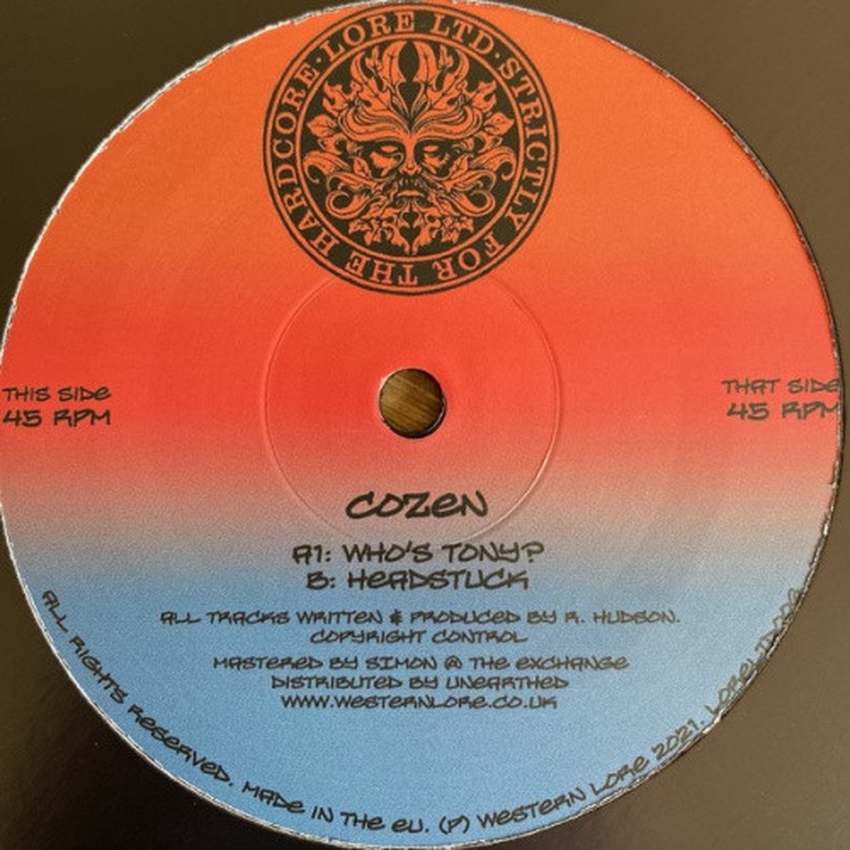Cozen – Who’s Tony? / Headstuck – 12″ Vinyl