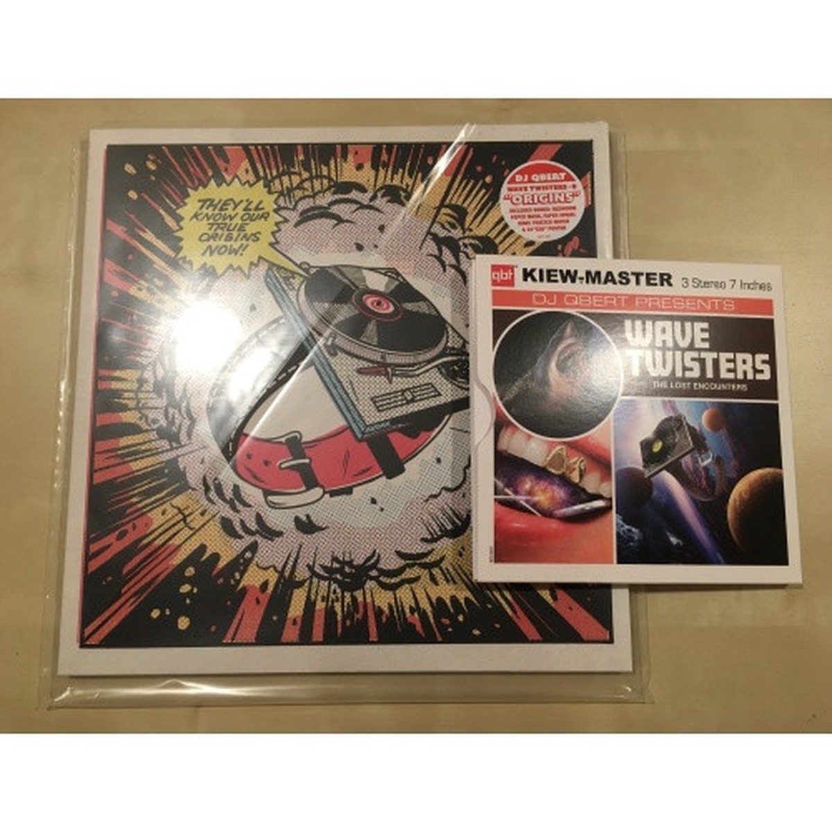 DJ Q-Bert – “Origins” Wave Twisters 0 (deluxe version) – 2x LP Vinyl+3×7″