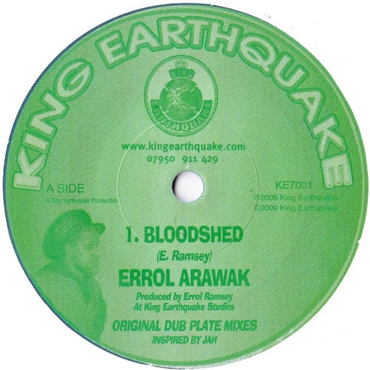 Errol Arawak – Bloodshed – 7″ Vinyl