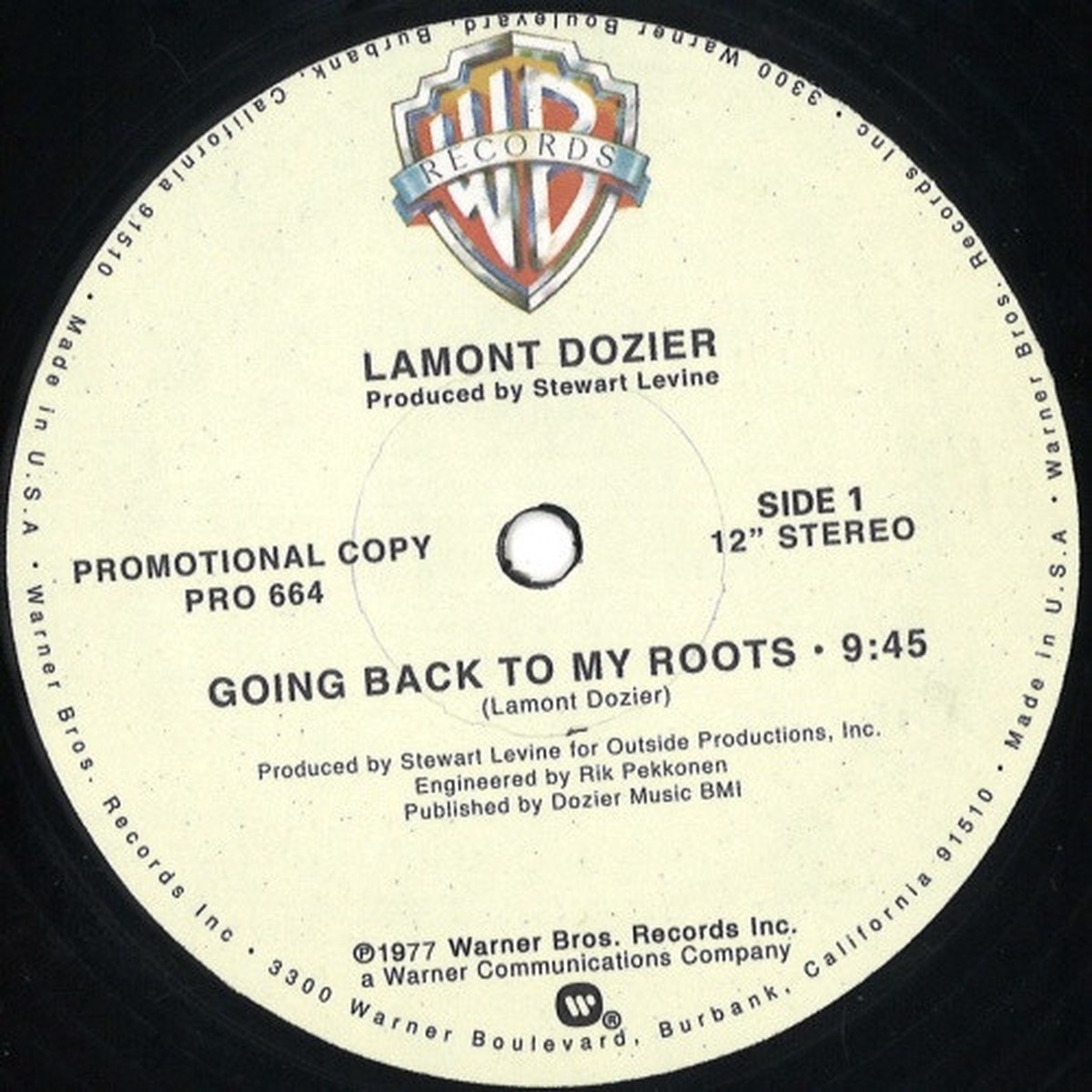 Lamont Dozier – Going Back To My Roots – 12″ Vinyl