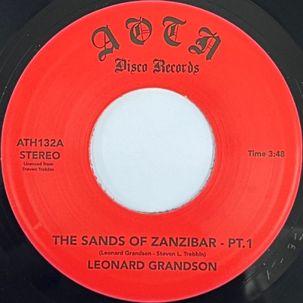 Leonard Grandson – The Sands Of Zanzibar – 7″ Vinyl
