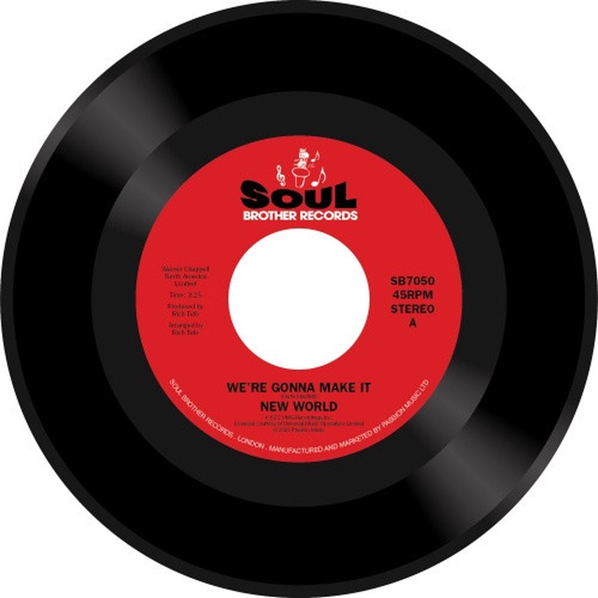 New World – We’re Gonna Make It / Help The Man – 7″ Vinyl