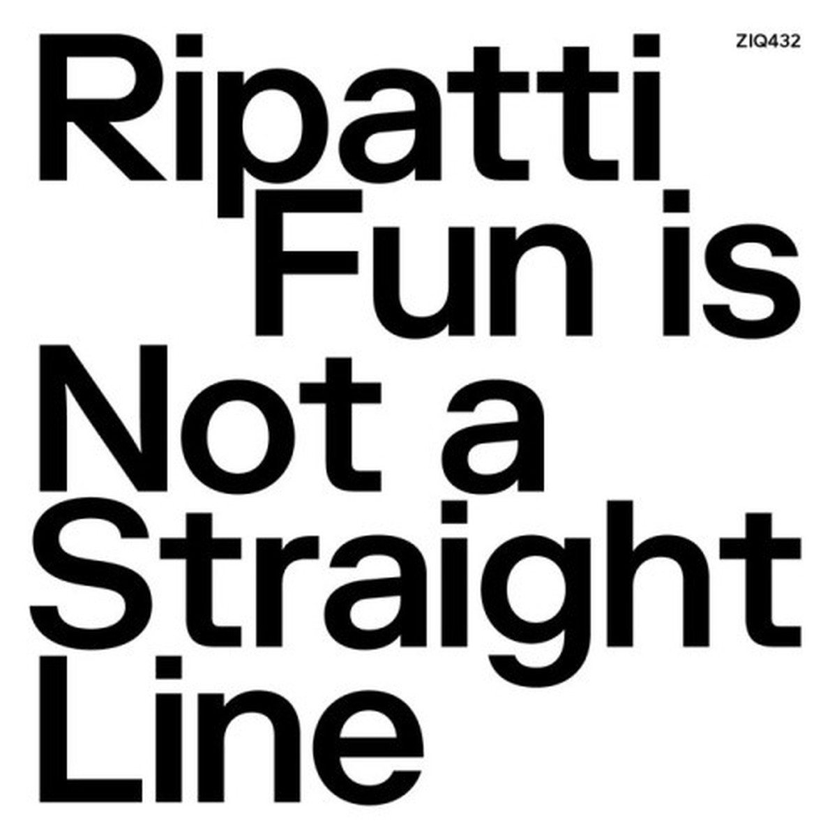 Ripatti – Fun Is Not A Straight Line – LP Vinyl