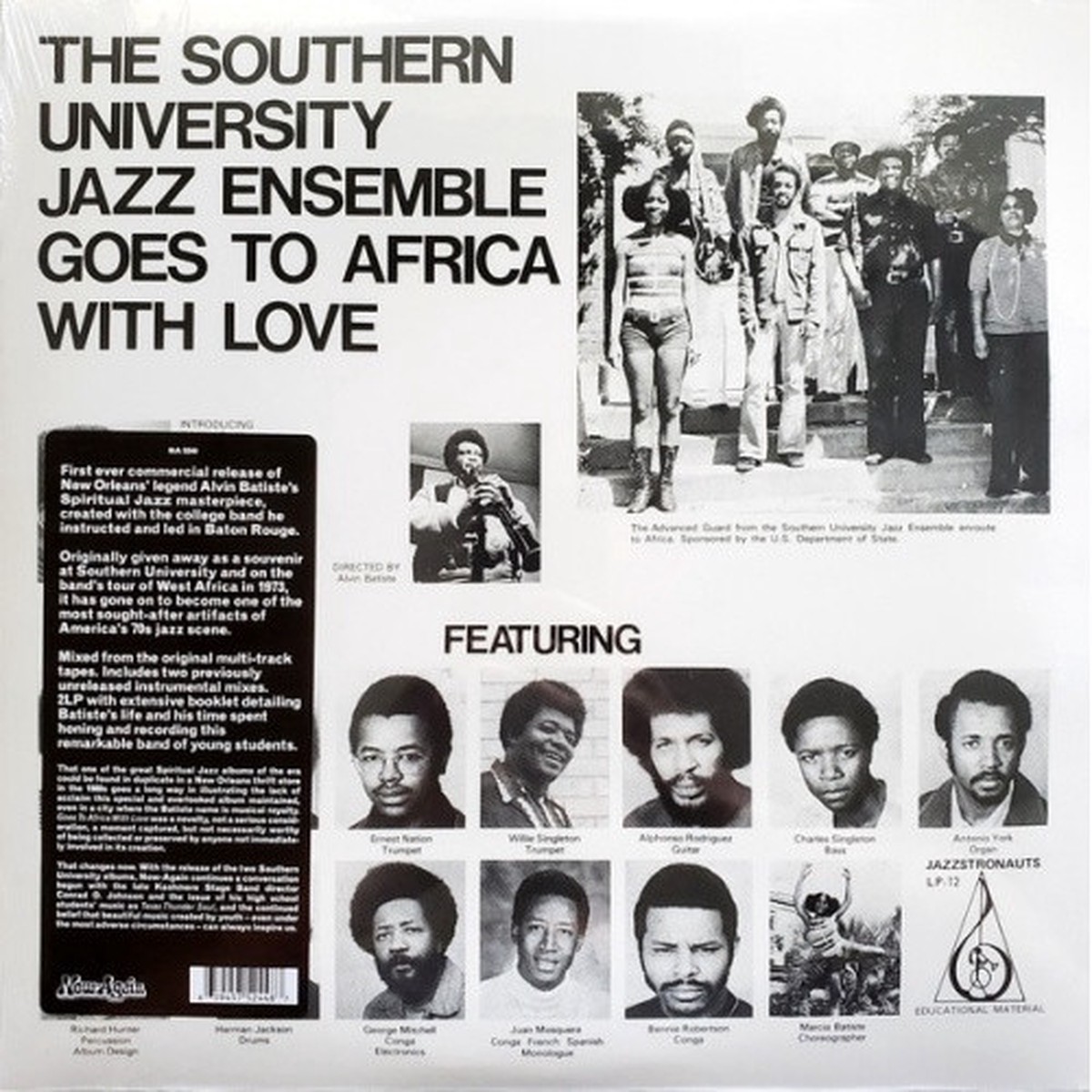 The Southern University Jazz Ensemble – Goes To Africa With Love – 2x LP Vinyl