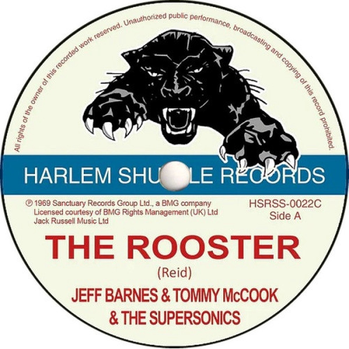 Tommy McCook & The Supersonics – The Rooster / The Saint – 7″ Vinyl
