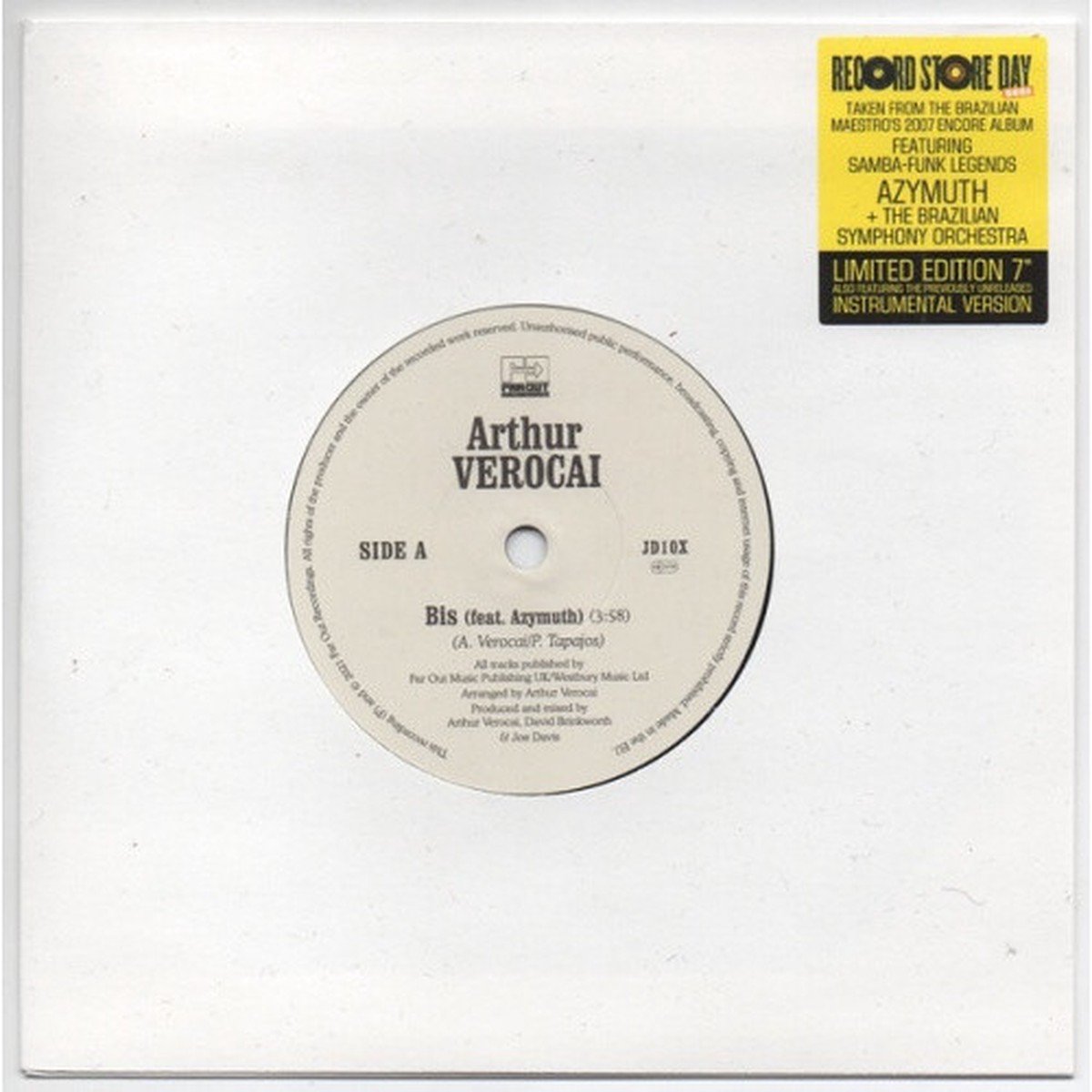 Arthur Verocai – Bis RSD – 7″ Vinyl