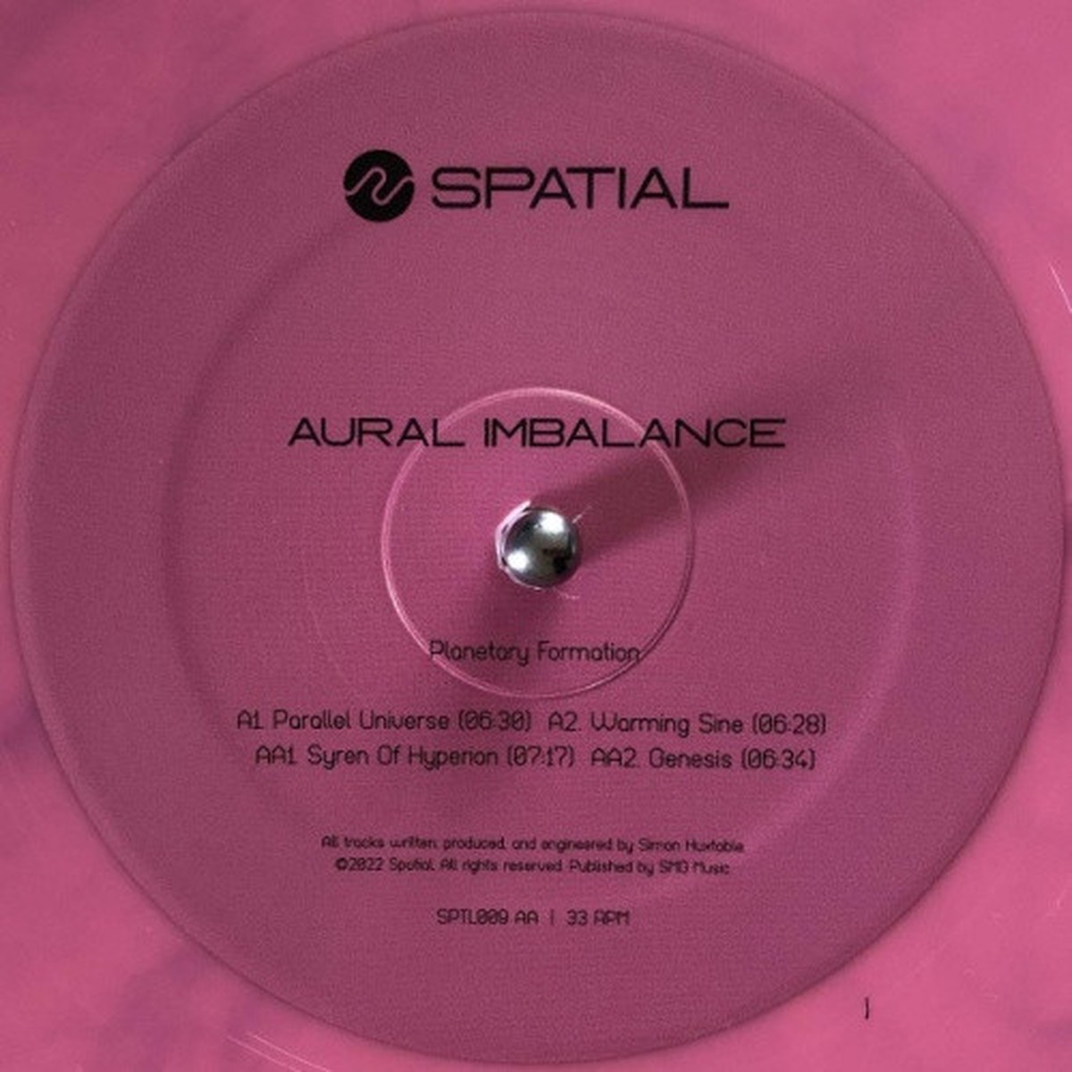 Aural Imbalance – Planetary Formation – 12″ Colored Vinyl